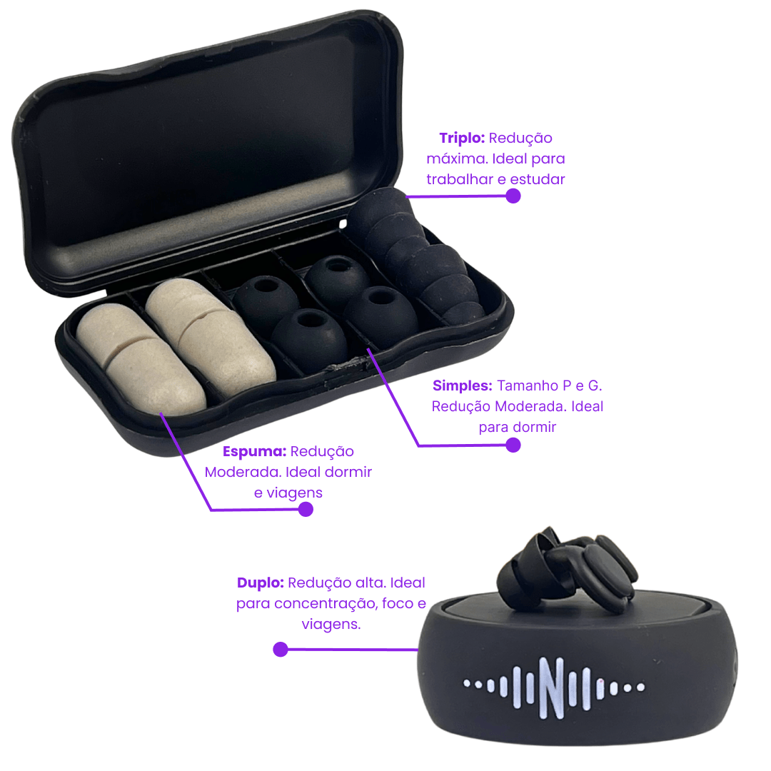 Refil de Encaixes Quiet PRO - Nebula Audio