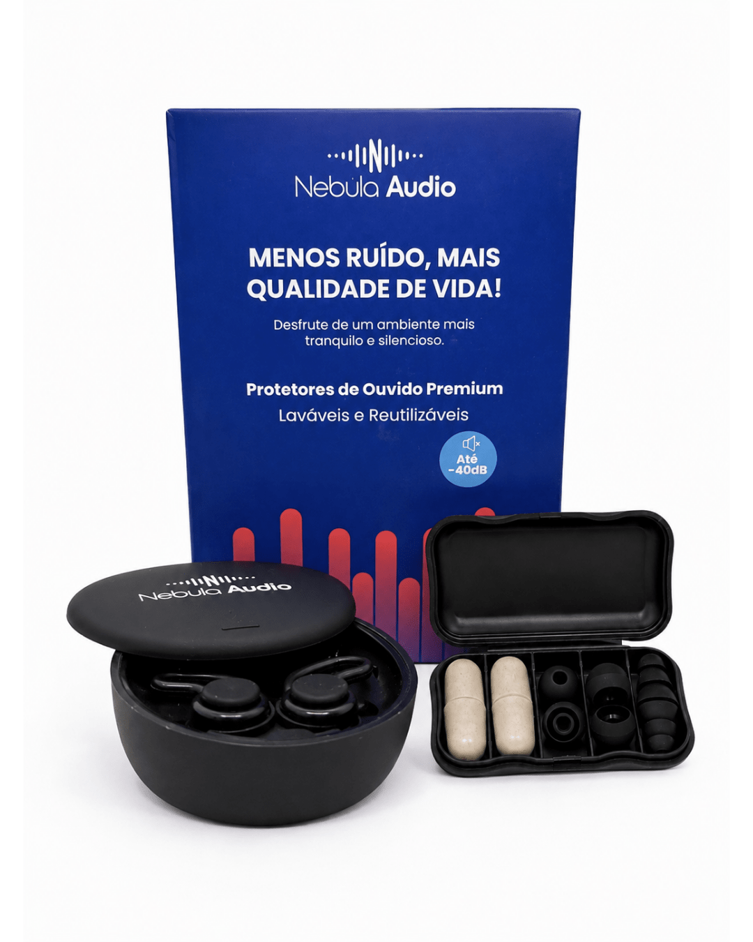 Protetor de Ouvido Quiet PRO 2 - Certificado - Nebula Audio