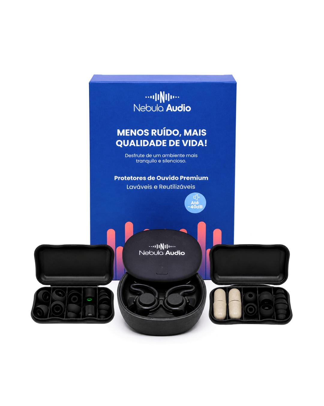 Protetor de Ouvido Quiet PRO 2 - Certificado - Nebula Audio