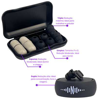 Refil de Encaixes Quiet PRO - Nebula Audio